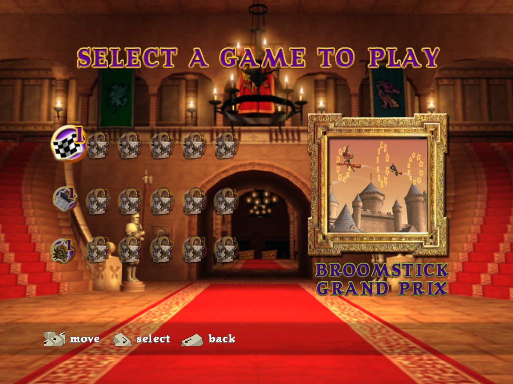 Billy the Wizard: Rocket Broomstick Racing screenshot 3 for Playstation 2